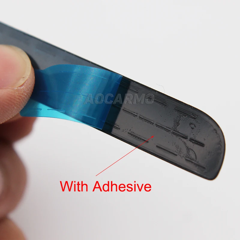 Aocarmo задняя батарея задняя крышка корпуса дверная Нижняя металлическая часть декоративная пластина с наклейкой для Google для huawei Nexus 6 P