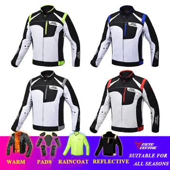 

MOTOCENTRIC Motorcycle Jacket Motocross Pants Racing Protective Gear Waterproof Chaqueta Moto Motoqueiro Pantalon Moto Raincoat