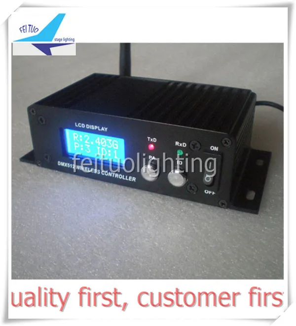 

6xlot DMX512 Wireless Controller 2.4G Wireless DMX Transmitter and receiver