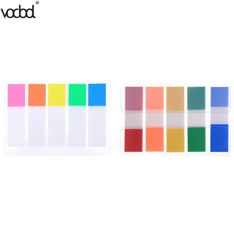 

100pcs/set Transparent Memo Pad Post it Sticky Notes Bookmark Writing Pads Cute Stationery Sticker School Office Supplies Hot