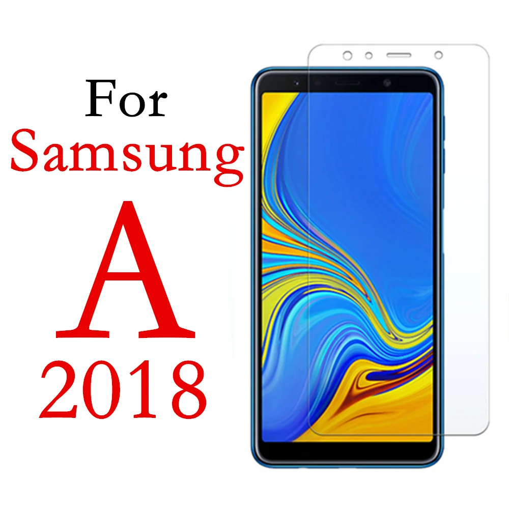 

tempered glass on for samsung galaxy a6 plus 2018 screen protector a7 a8 a9 protective glas a 6 7 8 9 a750 a730 verre tremp film