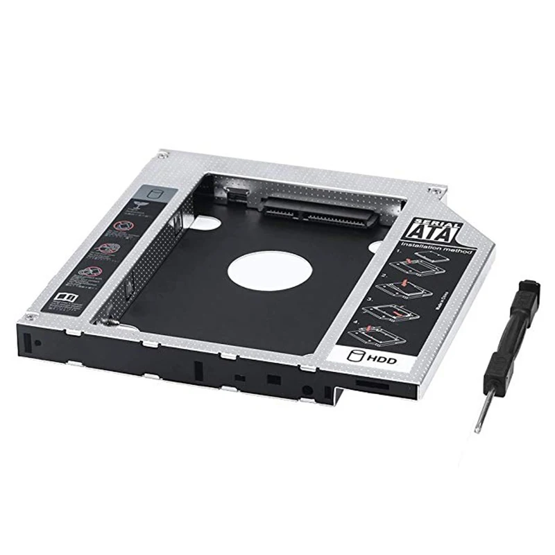 2nd HDD SSD жесткий диск Caddy лоток Замена для lenovo Thinkpad T420 T430 T510 T520 T530 W510 W520 W530, внутренний ноутбук CD/