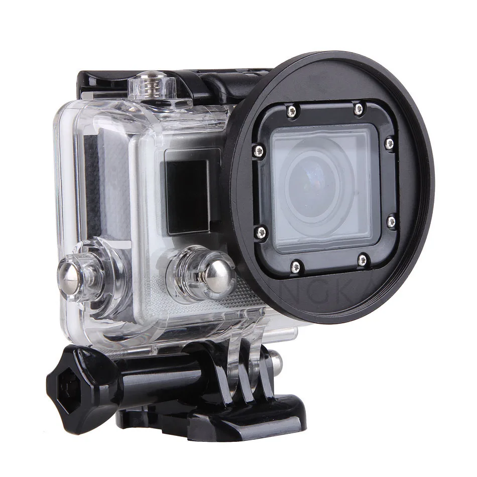 Фильтр для объектива камеры переходное кольцо для Go Pro Hero 3 SJ4000 мини видеокамера аксессуары переустановка 58 мм Полярный поляризационный фильтр