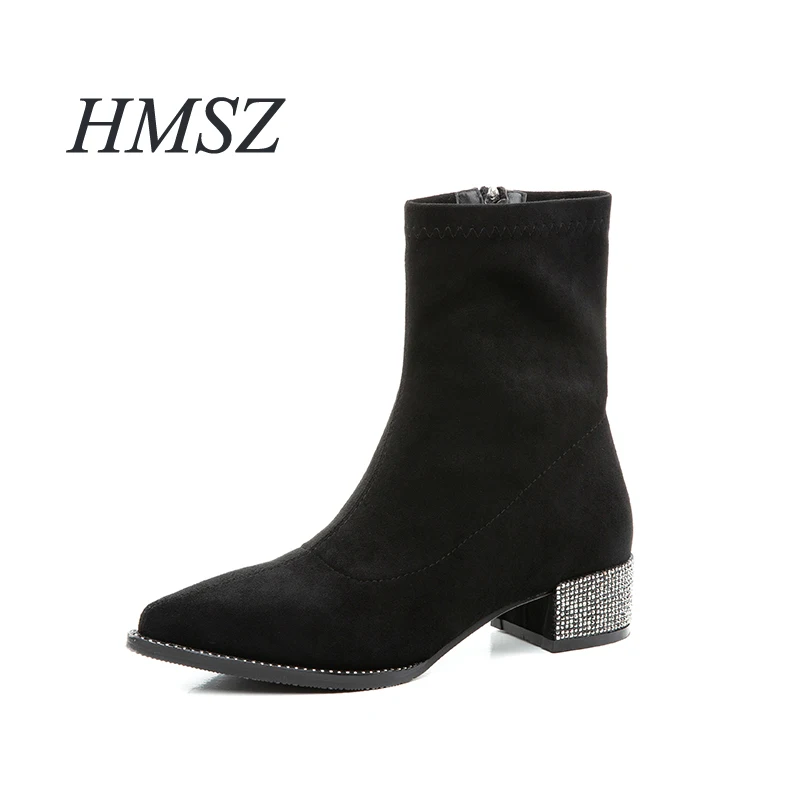 heeled mid boots