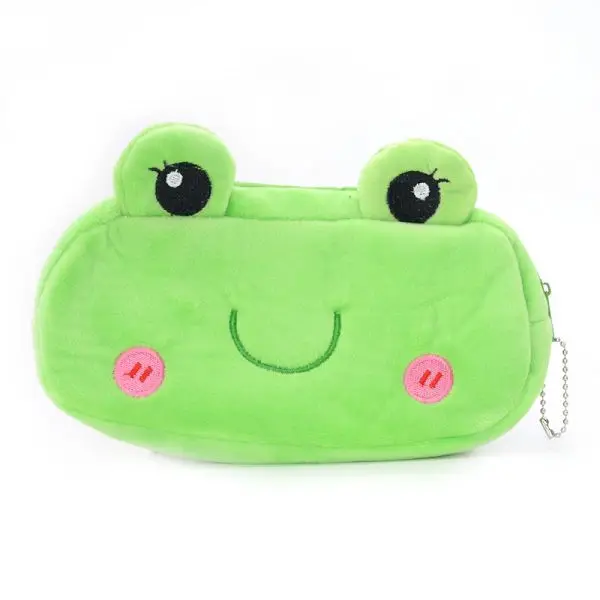 Плюшевый пенал Estuche Escolar пенал Kalemlik Kalem Kutusu Trousse Scolaire Stylo Pencilcase School Cute Astuccio - Цвет: Frog