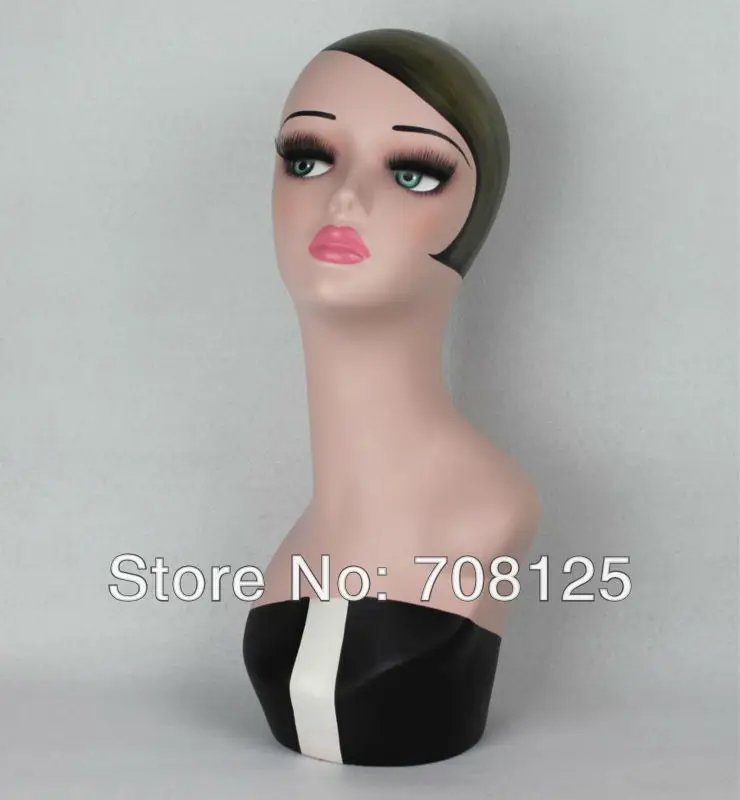 Vintage Fiberglass Earring Display Mannequin Headin Mannequins from