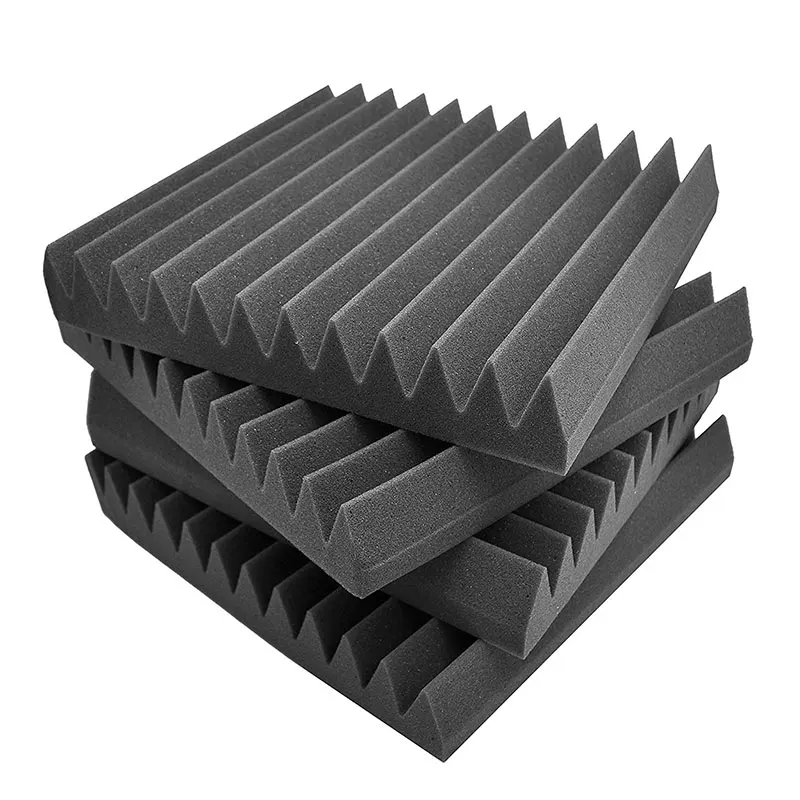 

4Pcs 30 x 30 x 5 cm Soundproofing Foam Acoustic Foam Sound Treatment Studio Room Absorption Wedge Tiles Polyurethane foam
