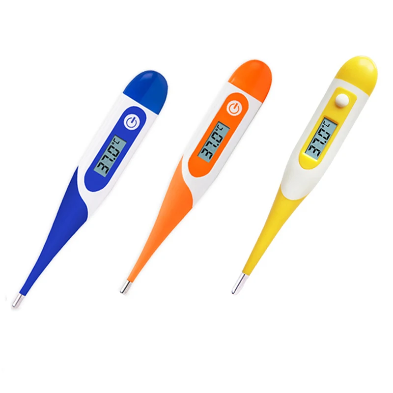 

Soft-Headed Infant Electronic Thermometer LCD Display Medical ABS Material Water Temperature / Body Temperature Household Item