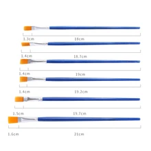 6 шт. художественные кисточки для ногтей Набор DIY масло акварельные кисти художников набор Великобритании