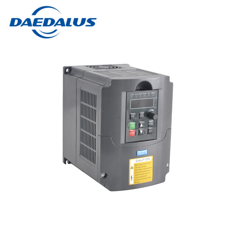 

Daedalus 1.5KW VFD Spindle Inverter 110V / 220V Inverter HJ VFD output 3 phases for CNC spindle motor