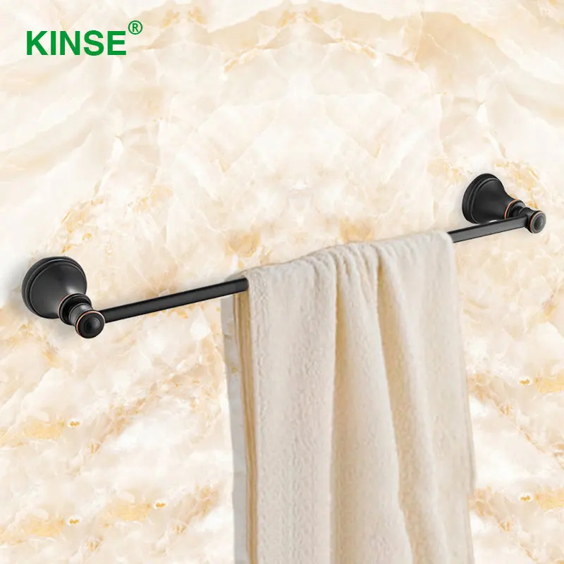 KINSE Durable Brass Material Single Towel Bars Very Convenient Towel