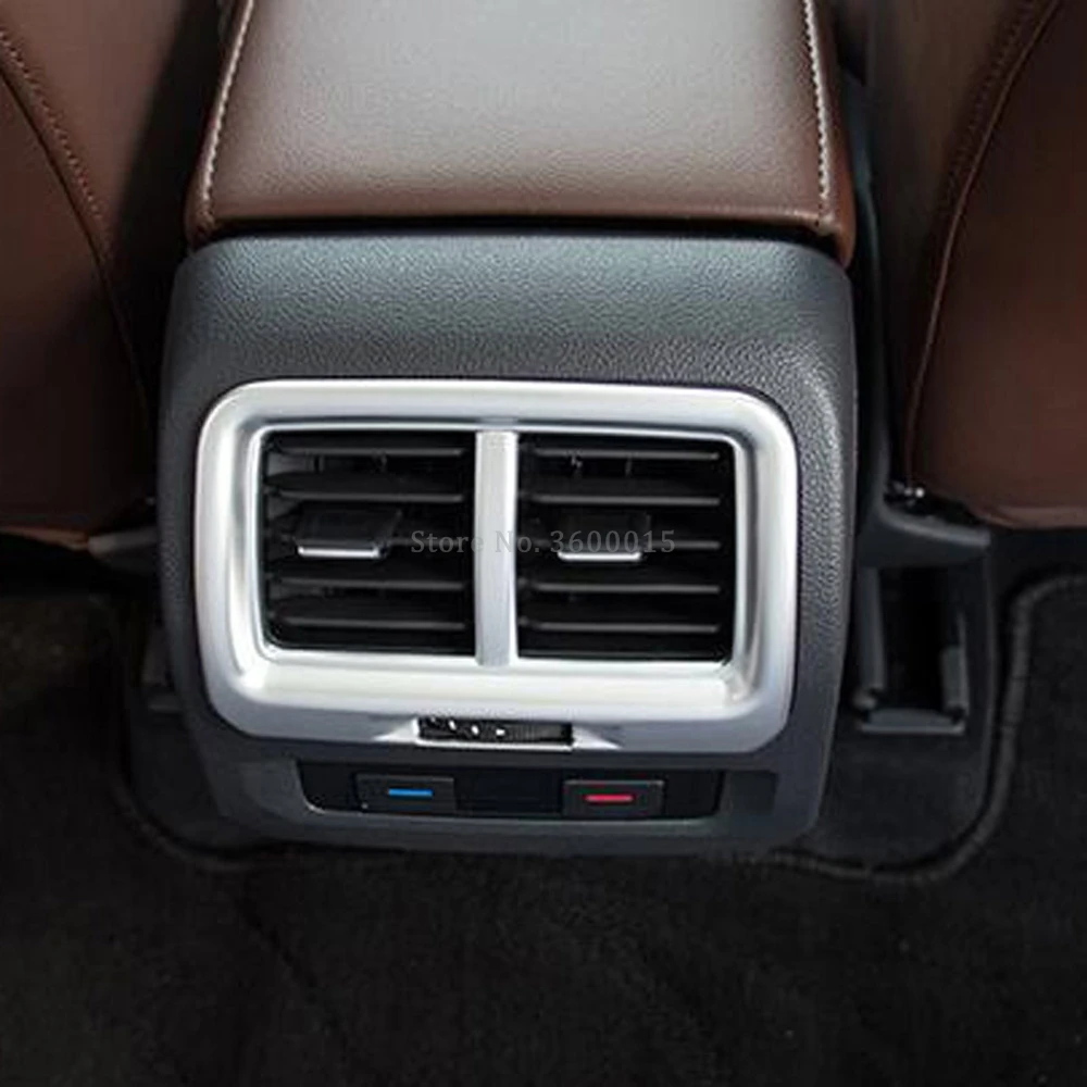 

Car Accessories For Volkswagen Touran 2016-2019 Interior ABS Matte Armrest Locker Rear Back Air Vent Outlet Cover Trim Frame