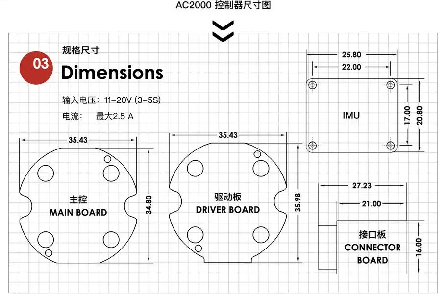 Alexmos BaseCam BGC3.0 32 бит комбо для 3 оси Gimbal системы управления с 3 шт. двигатели