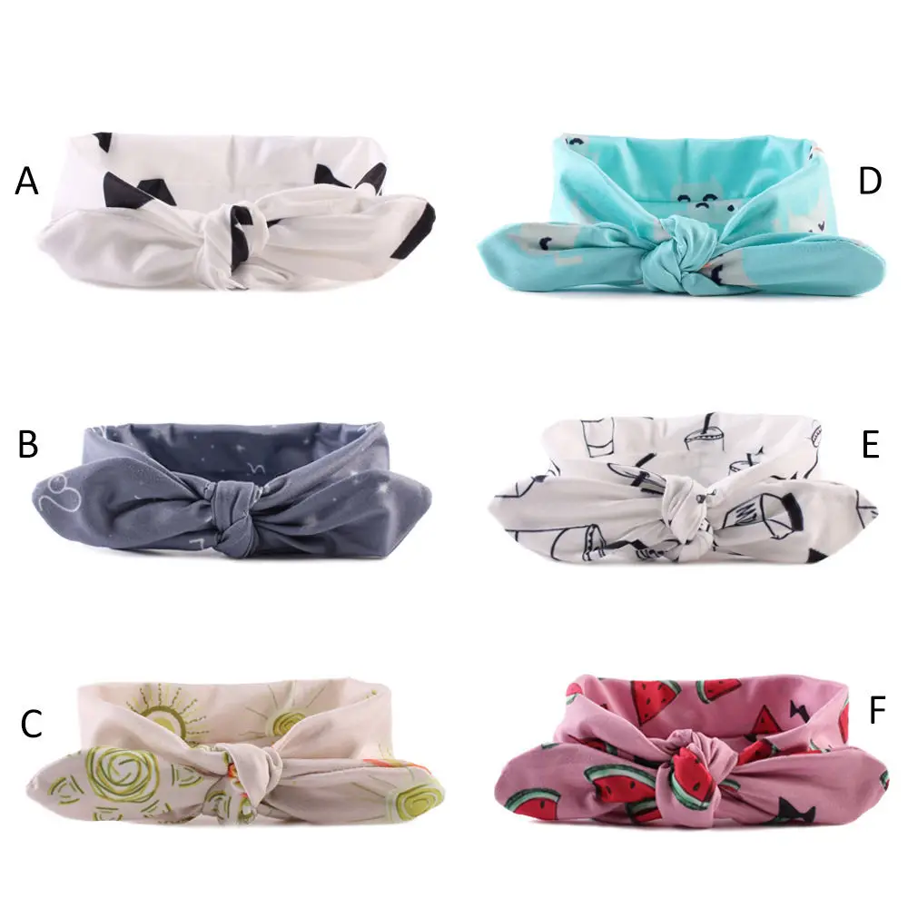 

Cute Baby Headband Toddler Kids Girls Bow Hairband Turban Knot Rabbit Headwear