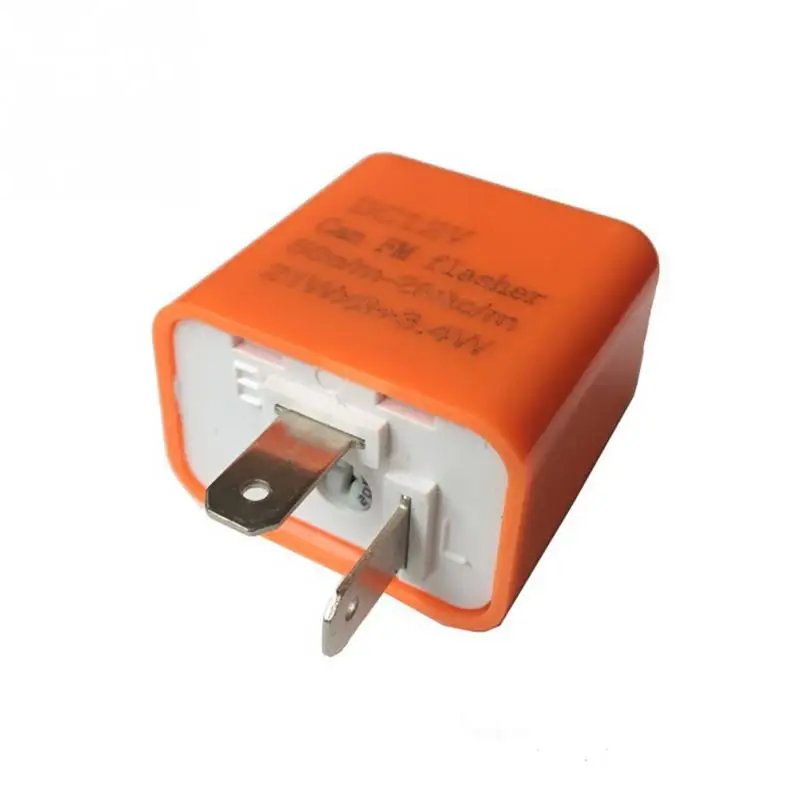 LED Turn Signal Electronic Flasher Relay Control Relay 2 Pin DC12V Can