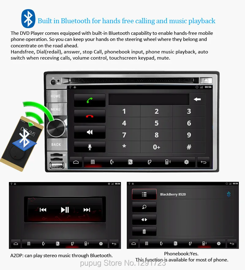 Discount Android 5.1 Quad Core Car Auto Radio Stereo 2Din In Dash Head Unit GPS Navigation Radio Phone Link Bluetooth SWC USB SD WIFI AUX 18