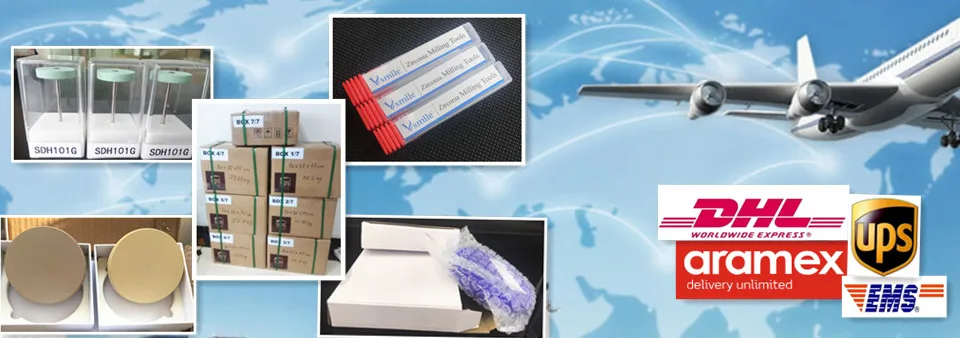 Feito de Pmma. Policromático com Cor Cam em Branco Multicamadas Pmma Natural Grident Cad - 3 Clareamento dos dentes