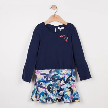 

Girls' new dresses, spring and autumn long-sleeved dresses