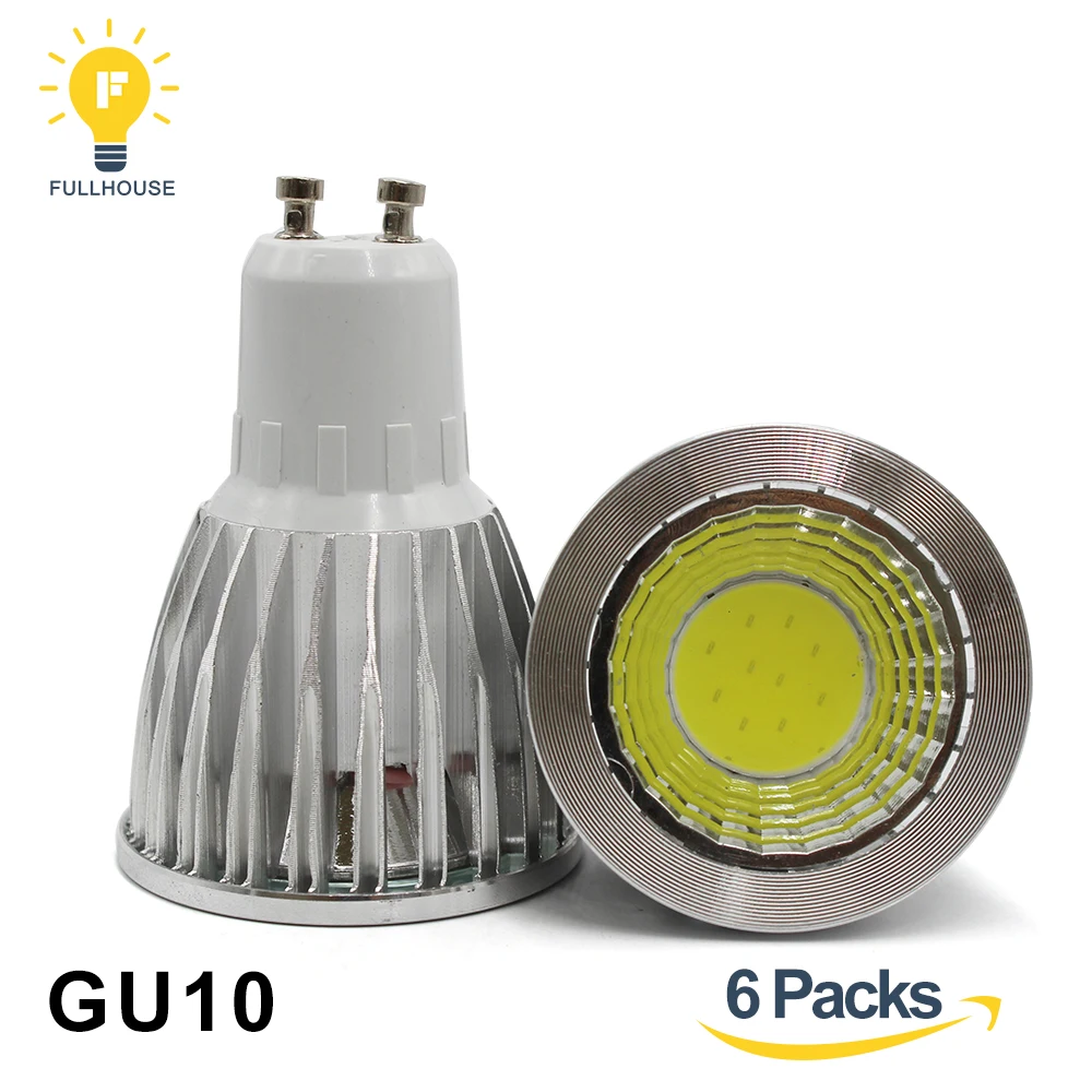 6 шт./лот ультра яркие красные/зеленые/9 W 12W15W AC85 ~ 265 V GU10 светодиодный лампы