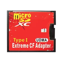 Красный двойной слот Micro SD SDHC SDXC TF для CF адаптер Высокое качество Micro SD для экстремально компактной вспышки тип I карты конвертер