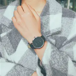 1 шт. женские мужские наручные кварцевые часы Круглый Сплав Модный повседневный подарок FDC99