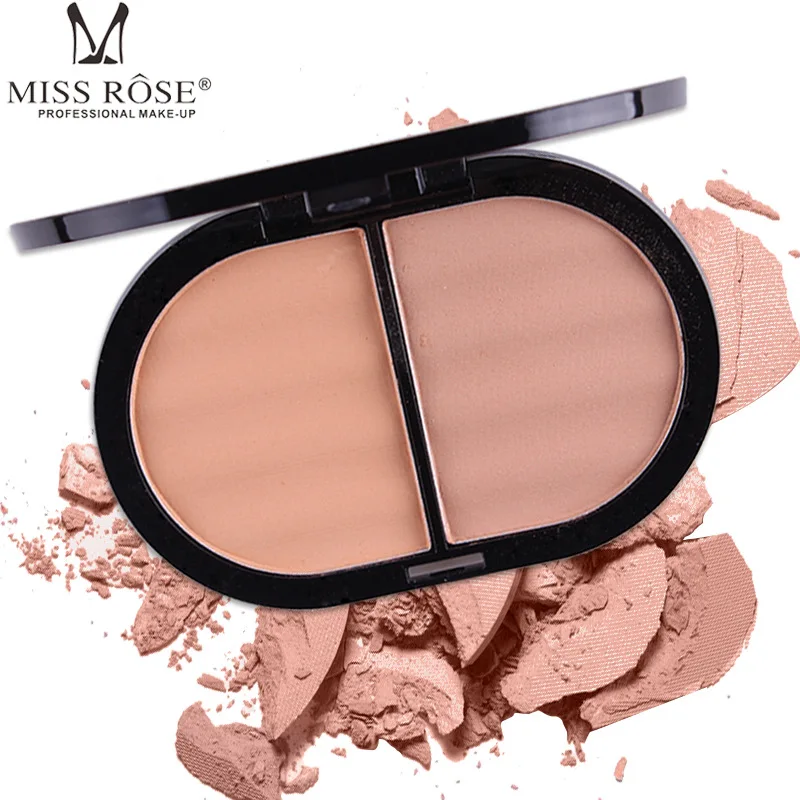 

MISS ROSE Mineral Pressed Powder Makeup Contour Palette Long Lasting Brightening Whitening Finishing Powder Skinfinish Cosmetics