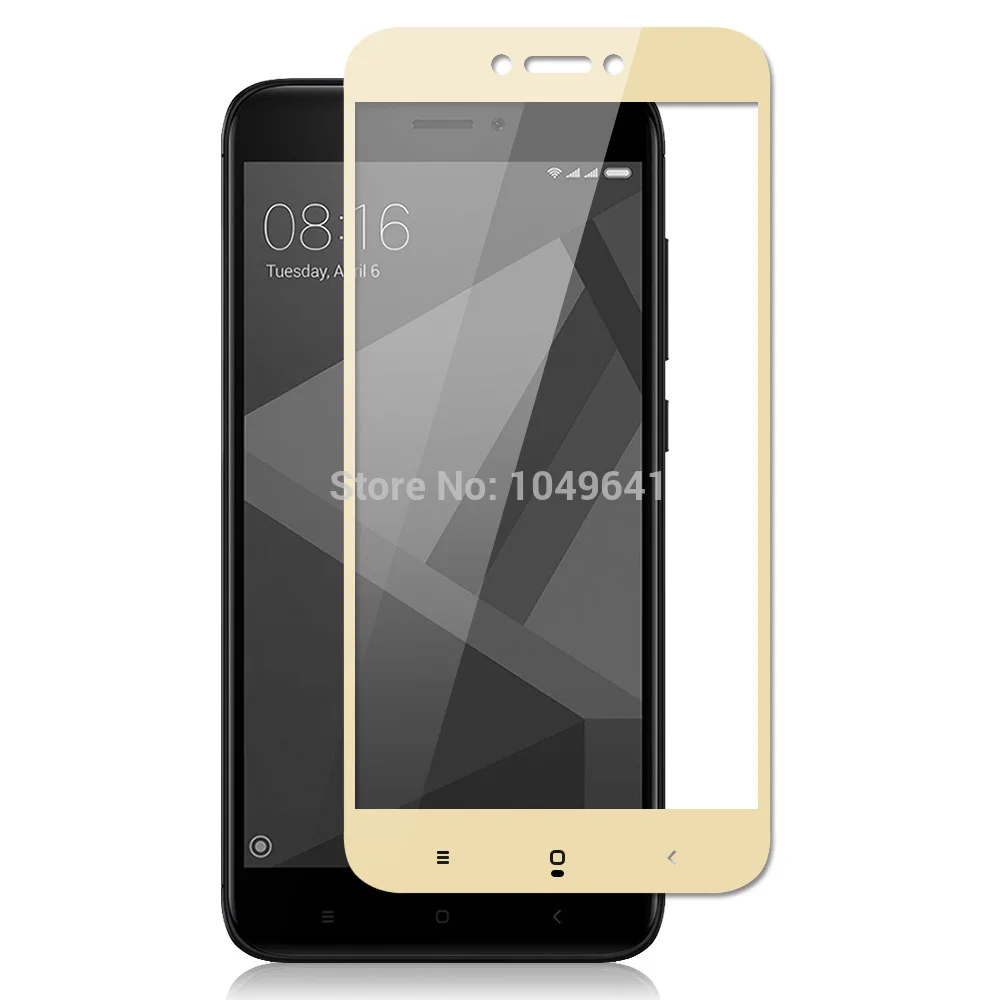 KXM1263J_1_2.5D Full Screen Cover Tempered Glass Screen Protector for Xiaomi Redmi 4X