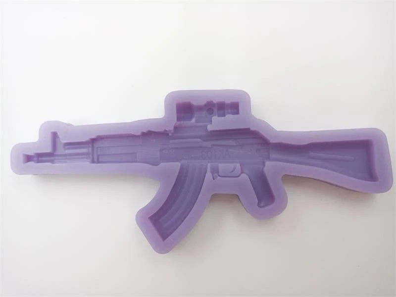 M4A1 3D Gun Shape Silicone Mold Chocolate Mold Cake Mold ...
