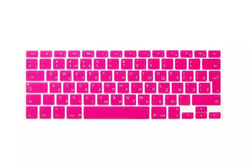 EU US Soft Silicon For Macbook Air 13 A1466 Keyboard Cover Russian Language Cover For Macbook Air 13 Retina13 Keyboard Cover   (6)