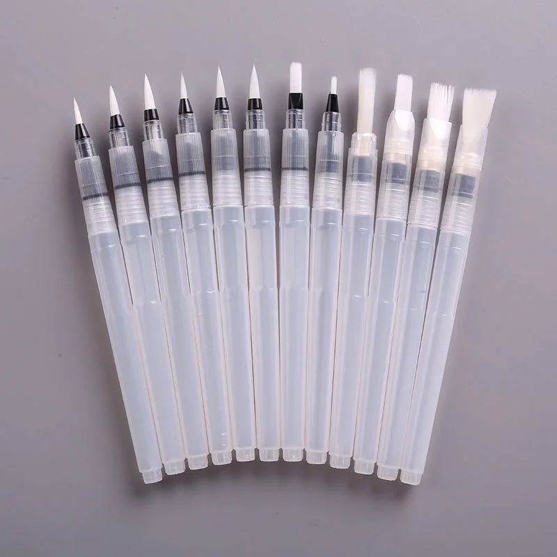 

3Pcs/6Pcs 180mm Water Ink Brush Pen for Watercolor Calligraphy Painting Tool Set