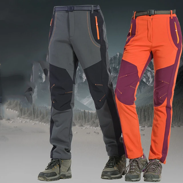 Outdoor Sports Trousers Large Size Men Women Slim Thick Thermal