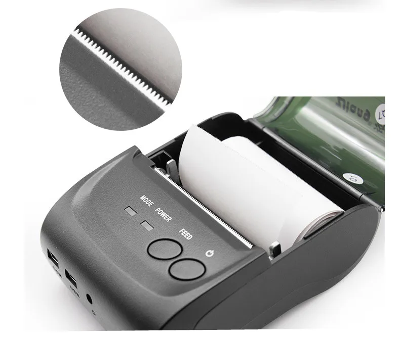 

58mm portable Bluetooth printer mini thermal printer Receipt Printer for Thermal Bluetooth with USB