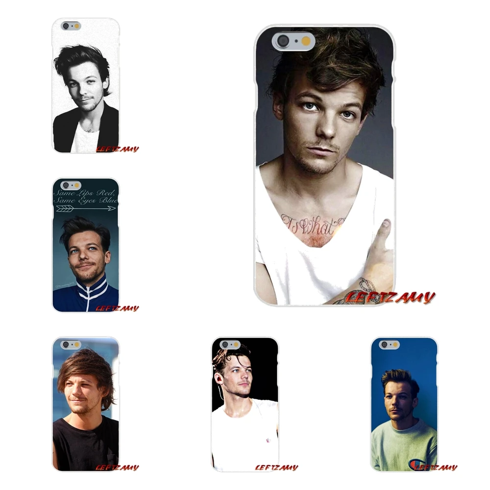 For iPhone X 4 4S 5 5S 5C SE 6 6S 7 8 Plus Louis Tomlinson One Direction 1D Soft Phone Case Silicone