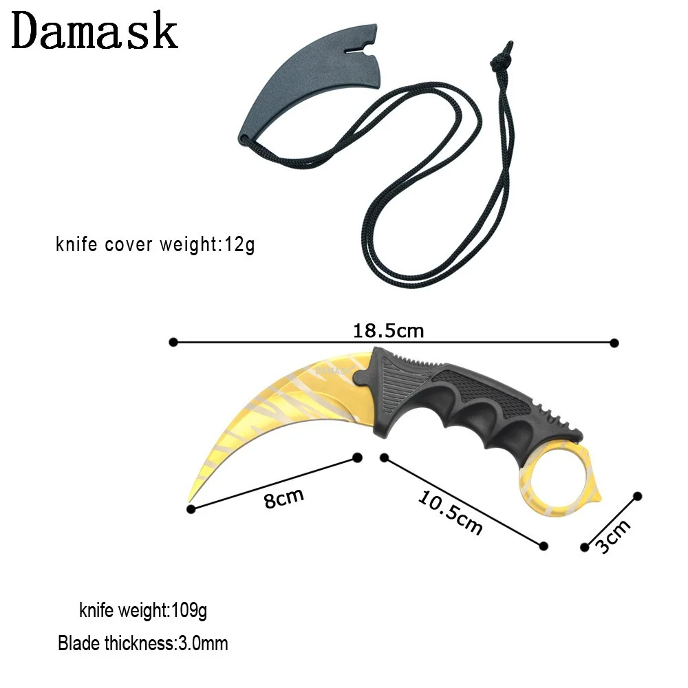 New Arrial Necklace Knife Tactical Karambit Outdoor Knives Hunting and Camping Survival Camping Tools