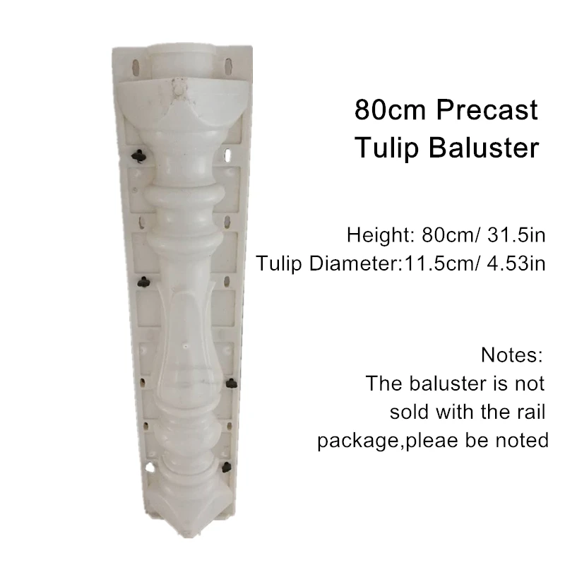 80cm Precast Tulip Baluster