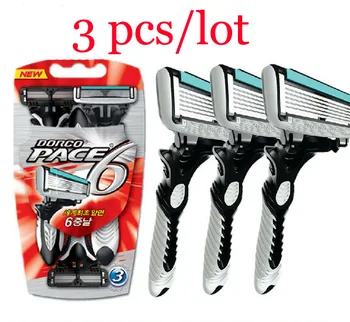 

Dorco High Quality 3 Pcs/Lot Shaving Razor Blades for Mens Manual Safety Razors Face Care Beard Shavers Double Edge System