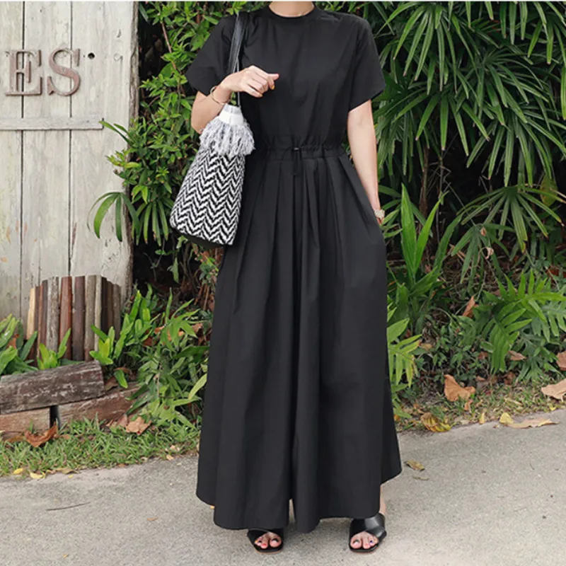 TVVOVVIN 2020 New Summer Fashion Women Clothes Short Sleeves Round Neck High Waist Jumpsuit Full Length Loose Fashion V009 TVVOVVIN 2020 New Summer Fashion Women Clothes Short Sleeves Round Neck High Waist Jumpsuit Full Length Loose Fashion V009