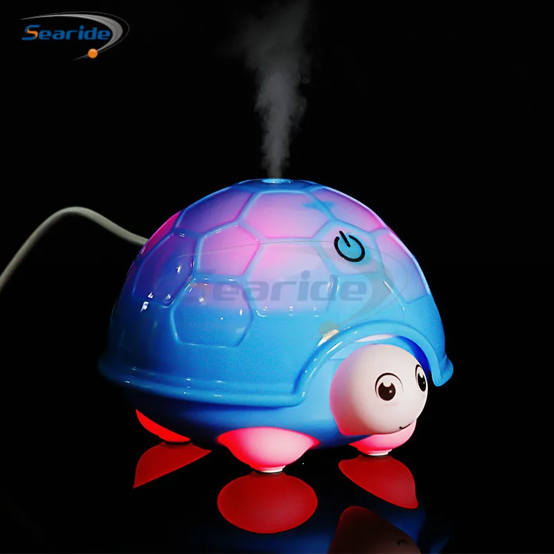 

LED Tortoise Air Humidifier Ultrasonic Mist Maker Aroma Diffuser for Home Car Household Appliances Air Freshener USB DC5V 160ML
