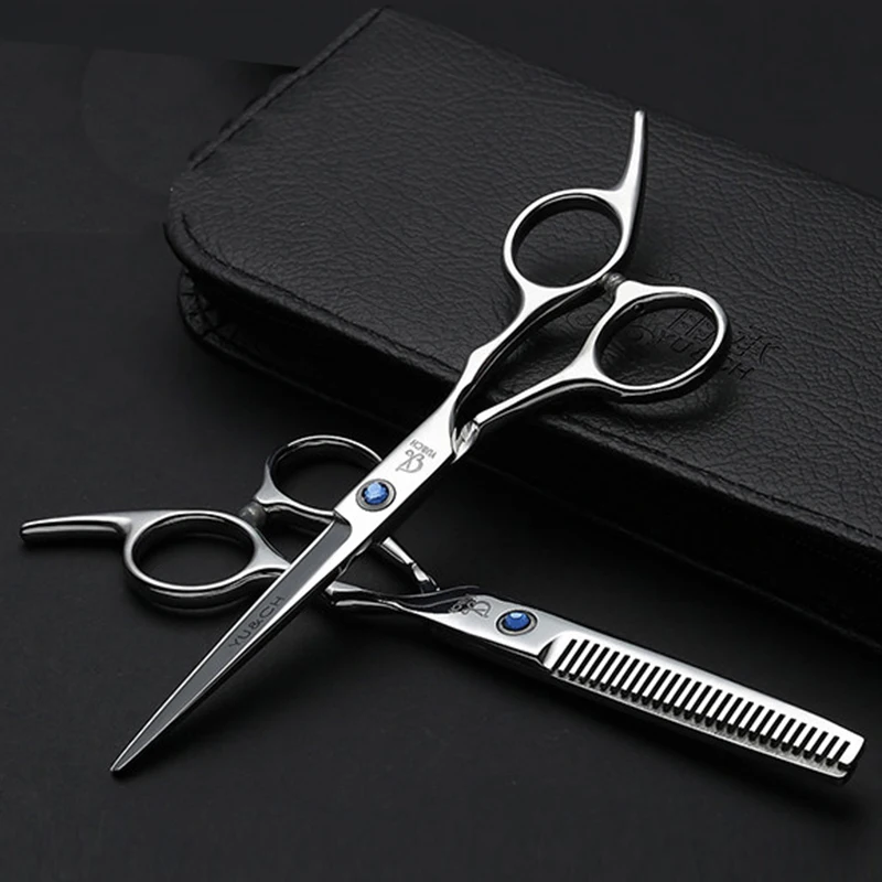 2 Pcs 6 inch Professional Hairdressing Scissor Barber Scissor Child