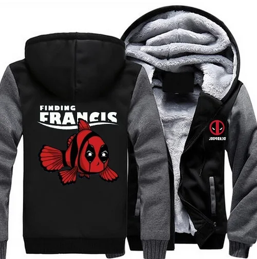 Мужская толстовка с капюшоном на молнии Deadpool куртка размер S 3XL|hoodies jacket coat|deadpool