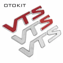 Металлический автомобильный значок 3D V T S VTS, эмблема, 3D наклейка с логотипом для Citroen C2, C3, C4, четыре, Сакко, Xsara, Jimny 1,6, 16 В, VTR, красный, серебрист...