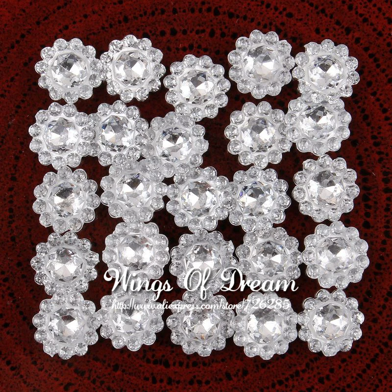 

500 шт./лот 11 мм прозрачные блестящие акриловые пуговицы с заостренной задней крышкой, Искусственные пластиковые декоративные бусины со стразами