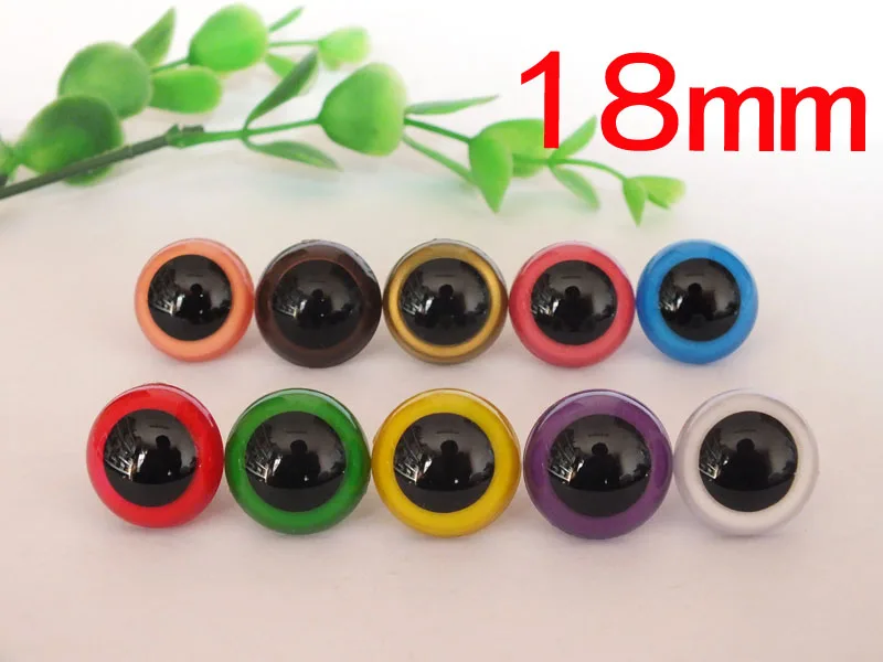 Toys Doll Accessories DIY Plastic colored safety eyes---10.5mm