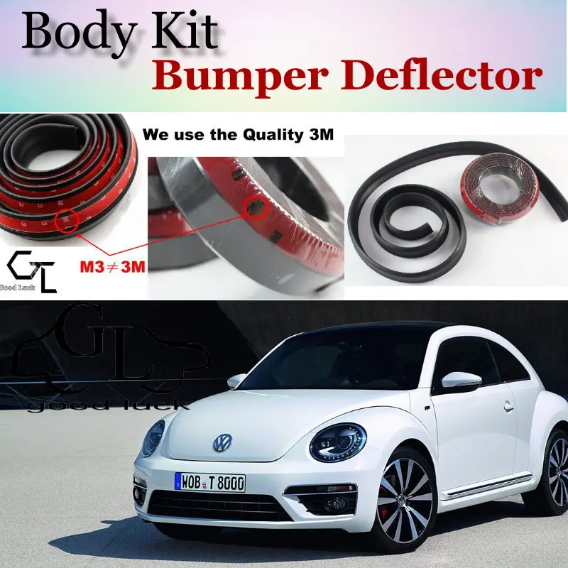 

Bumper Lip Deflector Lips For Volkswagen VW Beetle A5 Fusca Maggiolino Coccinelle Front Spoiler Skirt / Body Kit / Strip