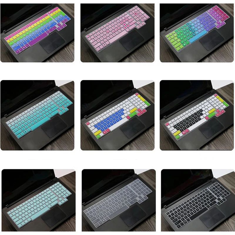 Высококачественный силиконовый мягкий чехол с клавиатурой для hp, 15,6 дюймовый защитный чехол для ноутбука