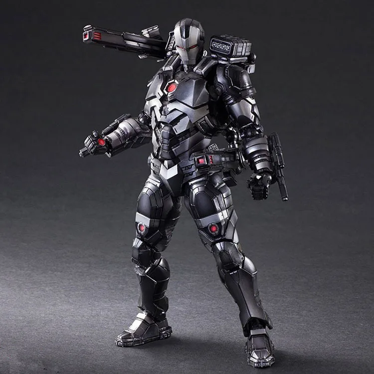 

Play Arts Marvel Avengers Ironman War Machine Super Hero Black Iron man BJD Action Figure Model Toys
