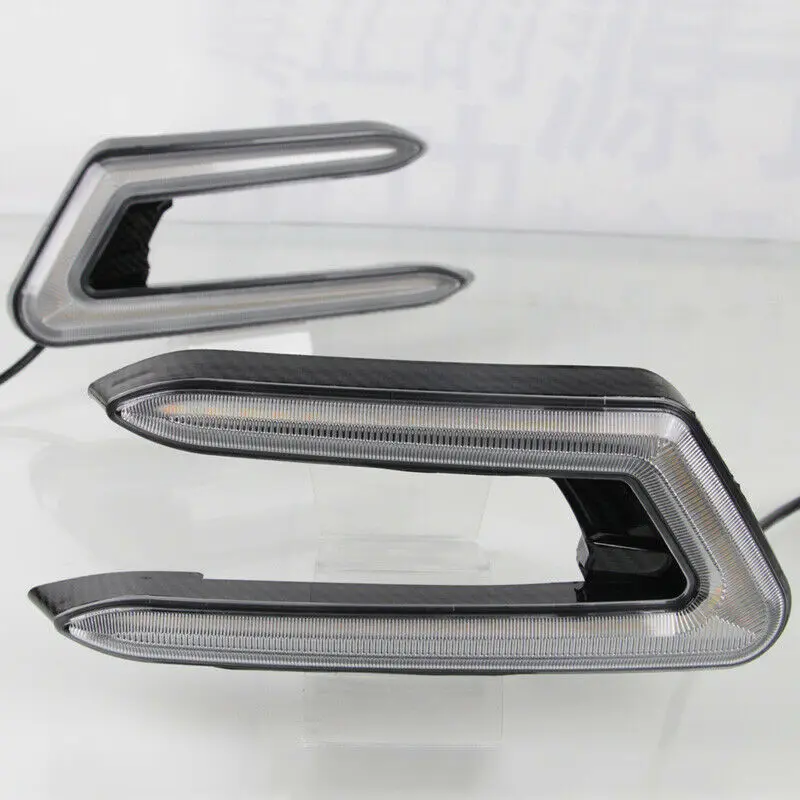 

2Pcs LED DRL Daytime Running Lights Fog light Driving Bumper Fit For Toyota Camry 2018-2019