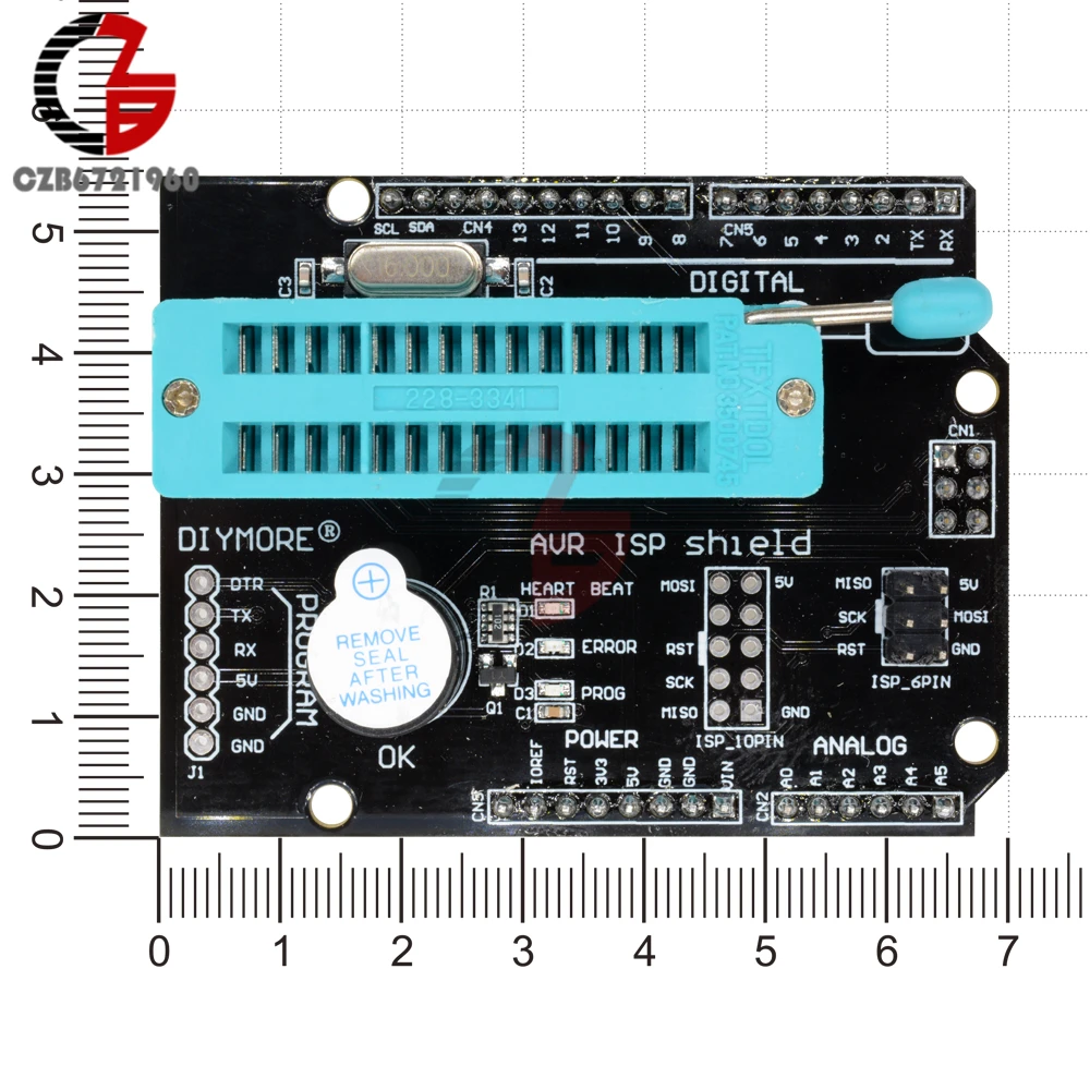 AVR ISP щит сжигание ожога загрузчик программист Плата расширения для Arduino UNO R3