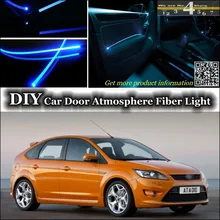Для Ford для Focus/ST интерьерный светильник окружающей среды, настроенный атмосферный волоконно-оптический ленточный светильник s дверная панель, освещение, не EL светильник