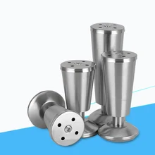 4 шт из нержавеющей стали утолщение регулируемые ножки шкафа поддержка ног чашки типа диван ноги ванной шкаф ноги